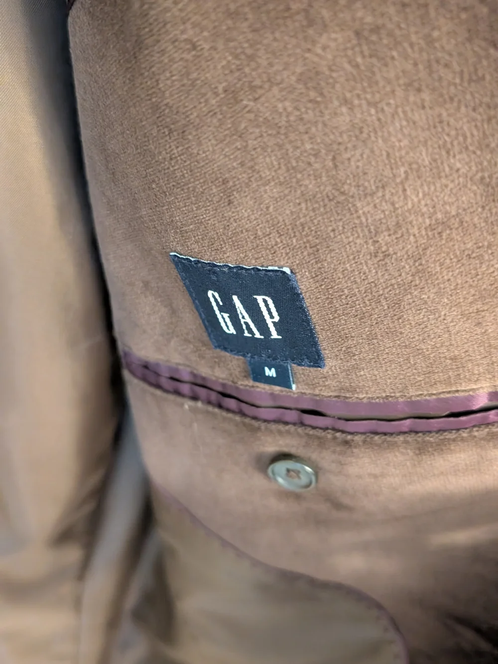Gap Men's Brown Corduroy Blazer - Classic Casual Tailoring - Size M